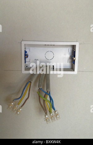 Steckdose Kabel Stockfoto