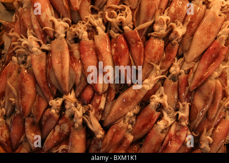 Zentralen Fischmarkt in Athen, Griechenland. Stockfoto