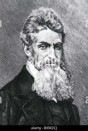 JOHN BROWN (1800-1859) amerikanische radikale Abschaffung der Sklaverei Stockfoto