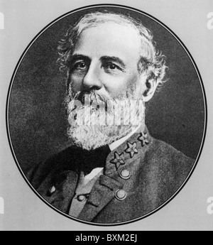 ROBERT E LEE (1807-1870) Kommandierender general der Konföderiertenarmee während des amerikanischen Bürgerkrieges Stockfoto