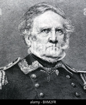 WINFIELD SCOTT (1786-1866) uns general der Armee Stockfoto