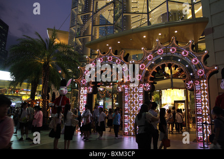 Weihnachten-Threme im Siam Paragon Shopping Center, Bangkok, Thailand Stockfoto