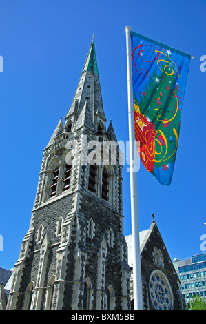 Christ Church Cathedral, Domplatz, Christchurch, Canterbury, Südinsel, Neuseeland Stockfoto