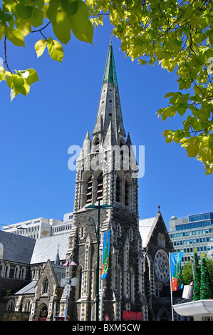 Christ Church Cathedral, Domplatz, Christchurch, Canterbury, Südinsel, Neuseeland Stockfoto