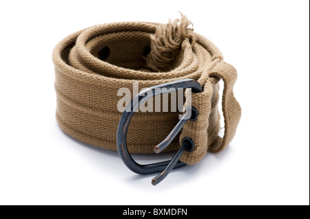 Objekt auf weiß - Gürtel in der Nähe Stockfoto
