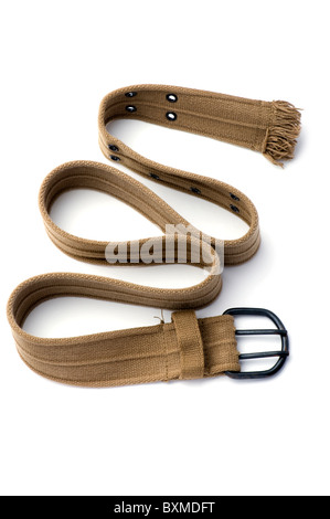 Objekt auf weiß - Gürtel in der Nähe Stockfoto