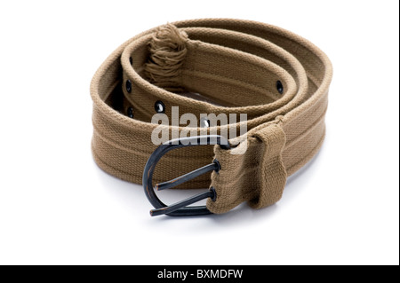 Objekt auf weiß - Gürtel in der Nähe Stockfoto