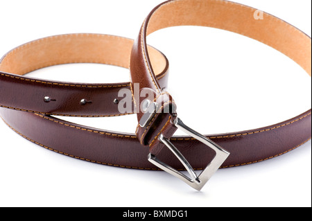 Objekt auf weiß - Gürtel in der Nähe Stockfoto