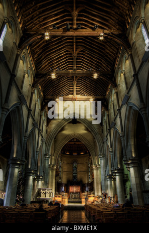 Innenraum der Christchurch Cathedral, New Zealand Stockfoto