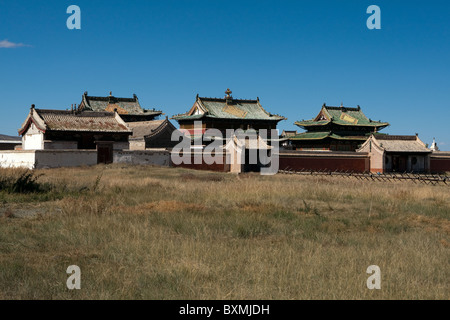 Erdene Zuu Khiid Rogachevo Village, Mongolei - 3 wichtigsten Tempeln Stockfoto