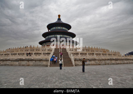 Touristen auf der Himmelstempel in Peking, China Stockfoto