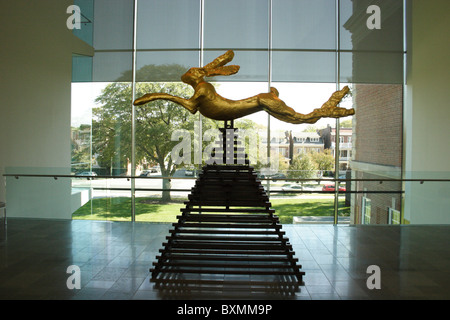 Moderne Skulptur auf dem Display an der Virginia Museum of Fine Arts in Richmond, Virginia Stockfoto