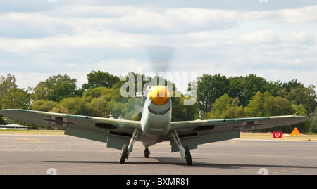 Spitfire auf der Luftfahrtmesse in Farnborough 2010 Stockfoto