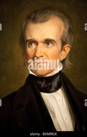 Porträt des 11. Präsident James Polk, durch George P.A. Healy Stockfoto