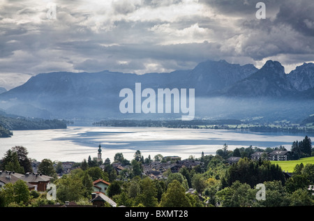 St. Gilgen am Wolfgangsee, Österreich. Stockfoto