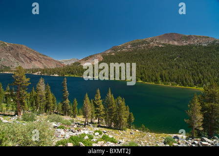 Tioga Lake, Yosemite-Nationalpark Stockfoto