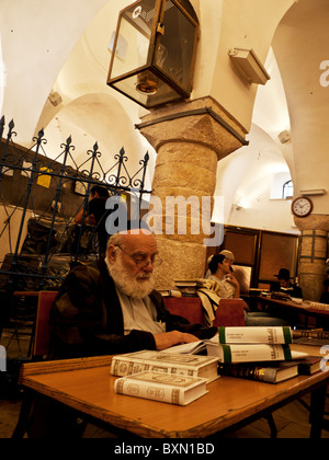 Meron Israel, beim Gebet am Grab des Rabbi Shimon Bar Yochai Stockfoto