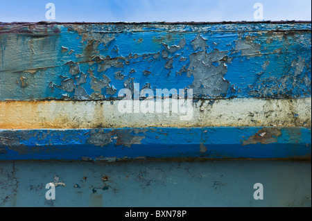 Angelboot/Fischerboot am südlichen Slade Harbour, County Wexford, Irland Stockfoto