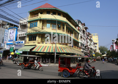 Straßenszene in Phnom Penh, Kambodscha Stockfoto