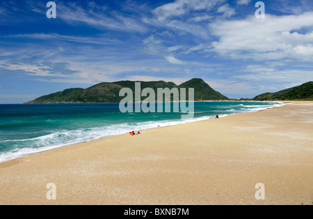 Liegenden Strand, Florianopolis, Santa Catarina, Brasilien Stockfoto