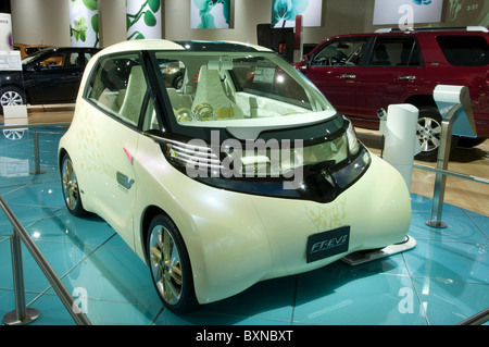 Toyota FT-EV II Concept Car auf der 2010 North American International Auto Show in Detroit Stockfoto