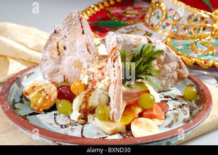 Spezialität des mexikanischen und aztekische Küche Dessert hellado Stockfoto