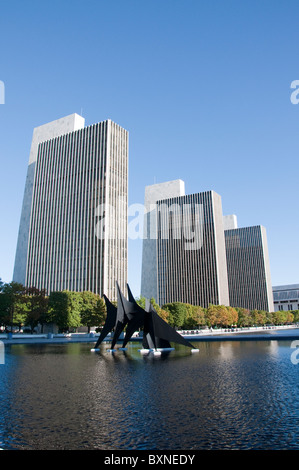 Empire State Plaza in Albany, das State Capitol von New York in den USA Stockfoto