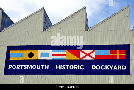 Portsmouth Historic Dockyard, Portsmouth, Hampshire, England, UK Stockfoto