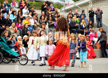 Das 2. Festival der Kulturen, Gasometer Triesen, Liechtenstein LI Stockfoto