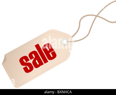 Preisschild Stockfoto