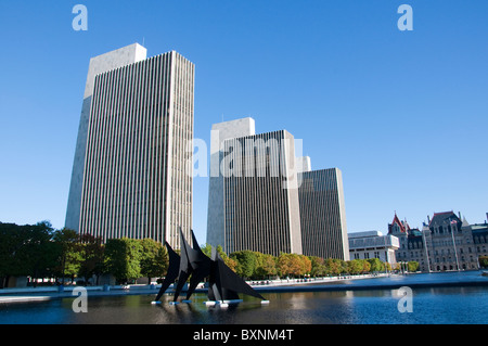 Empire State Plaza in Albany, das State Capitol von New York in den USA Stockfoto