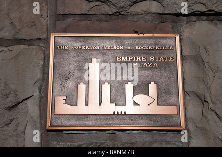 Empire State Plaza in Albany, das State Capitol von New York in den USA Stockfoto