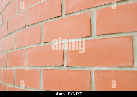 Seite der Mauer als Teil des neuen modernen Struktur Stockfoto