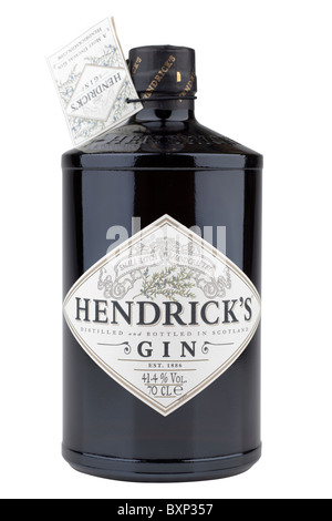 70 cl-Flasche Hendricks Gin 41,4 % Alkohol destilliert Stockfoto