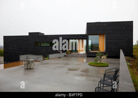 Alaska, großen See, Happy Trails Kennel. Martin Buser Haus. Stockfoto