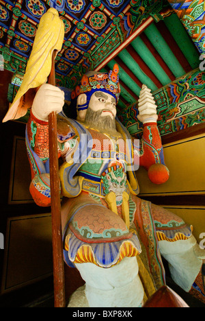 Tempelwächter Girimsa buddhistische Tempel, Südkorea Stockfoto