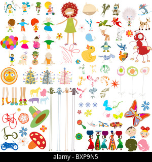 Comic-Figuren Stockfoto