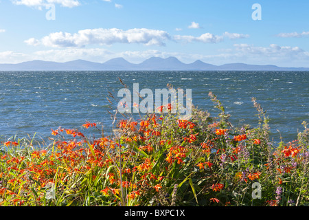 Isle of Jura von Ronachan auf der Halbinsel Kintyre, Argyll & Bute, Scotland Stockfoto