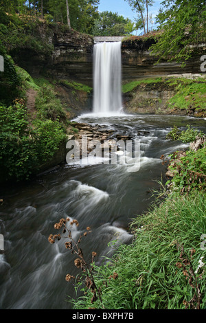 Minnehaha Fälle in Minneapolis Minnesota Stockfoto