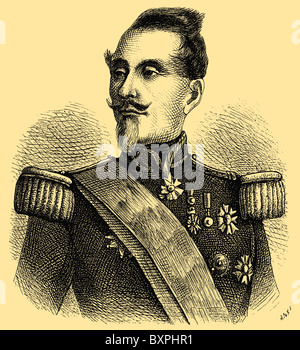 Armand-Jacques Leroy de Saint-Arnaud (1796 – 1854), französischer Minister des Krieges Stockfoto