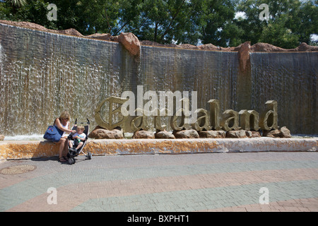 Gardaland Freizeitpark, Castelnuovo del Garda, Veneto, Italien Stockfoto