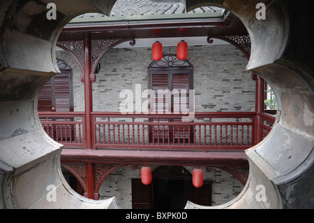 Eine traditionelle alte altmodische Salz Kaufmannshaus in Yangzhou Jiangsu Provinz in China Stockfoto