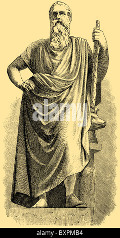 Benvenuto Cellini (1500-1571), italienischer Goldschmied, Bildhauer, Maler, Soldat und Musiker Stockfoto