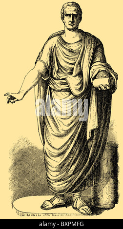 Marcus Tullius Cicero (106 v. Chr. - 43 v. Chr.), römischer Philosoph, Staatsmann, Rechtsanwalt, politischer Theoretiker und römischen Constituti Stockfoto