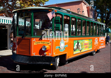 Key West-Trolley-Sightseeing-Tour Stockfoto