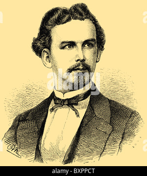 Ludwig II., König von Bayern, König Schwan (1845. 1886) Stockfoto