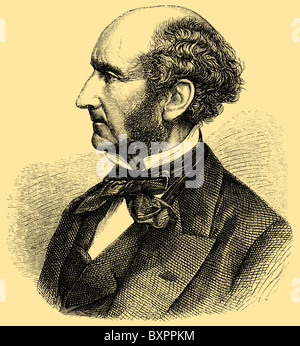 John Stuart Mill (1806 – 1873), ein einflussreicher klassische liberale Denker und Philosoph Stockfoto