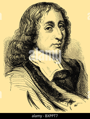 Blaise Pascal (1623 – 1662), französischer Mathematiker und Philosoph Stockfoto