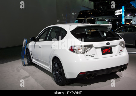 Subaru STi Special Edition auf der 2010 North American International Auto Show in Detroit Stockfoto