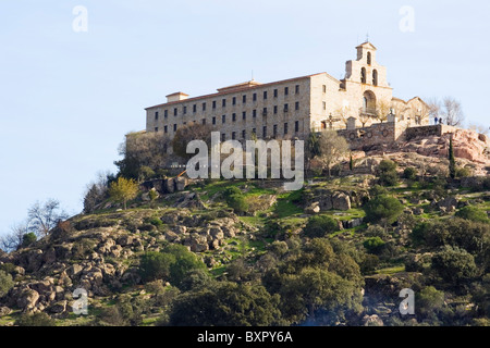 Heiligtum der Virgen De La Cabeza, Sierra Morena, Andujar, Provinz Jaen, Spanien. Stockfoto